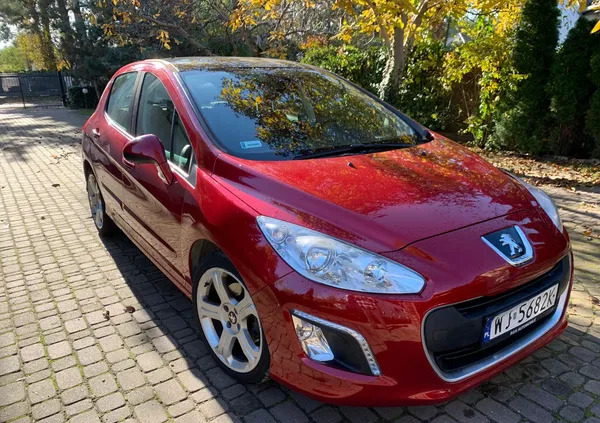 samochody osobowe Peugeot 308 cena 17000 przebieg: 139000, rok produkcji 2011 z Sulejówek